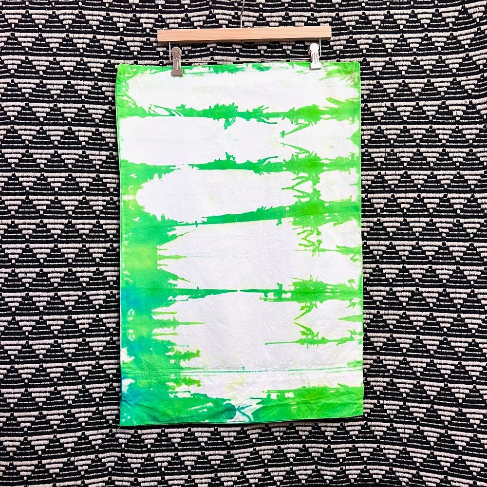 100% cotton shibori dyed pillow case